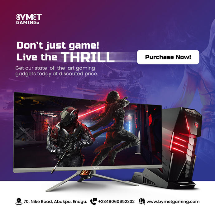 Bymet Gaming Social Media Design
